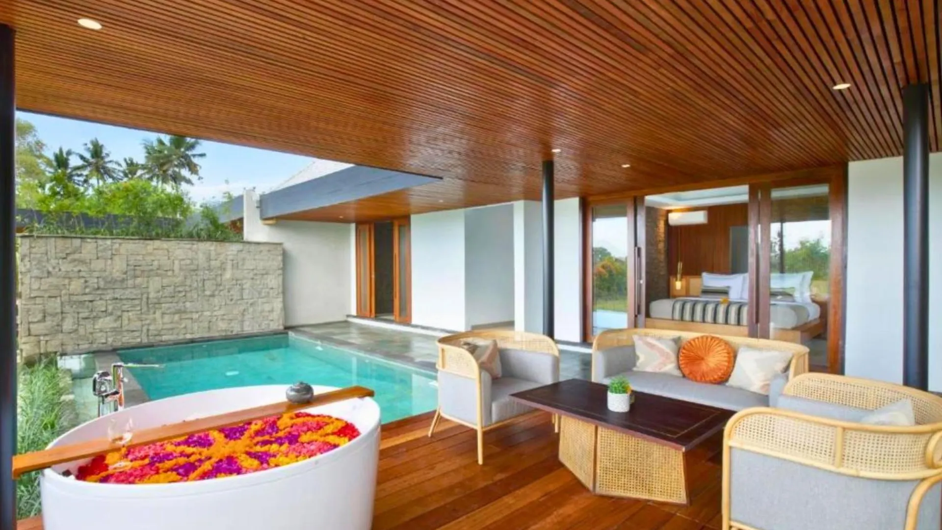 ウブド Entire 2Br Royal Ricefield Pool Zn56ヴィラ